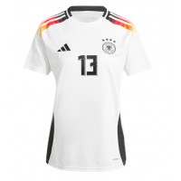 Deutschland Thomas Muller #13 Fußballbekleidung Heimtrikot EM 2024 Kurzarm